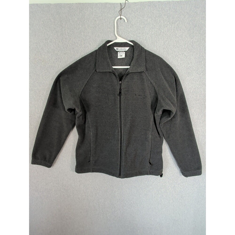 Women's Columbia Jacket Size L Zip Pockets Drawstring Hem Soft And Warm!!  GUC